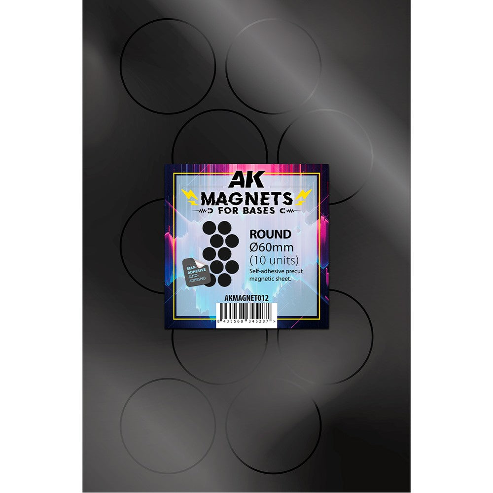 AK Interactive - Magnets - Round 60  - 10 units