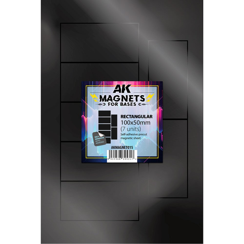 AK Interactive - Magnets - Rectangular 100 X 50 - 7 units