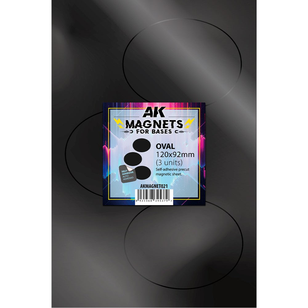 PREORDER AK Interactive - Magnets - Oval 120 X 92 - 3 units