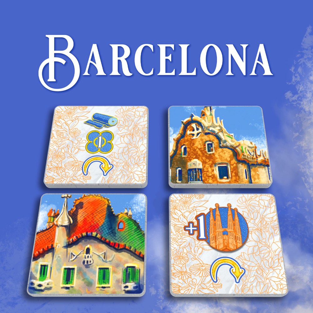 PREORDER Barcelona: New Building Bonus Tiles