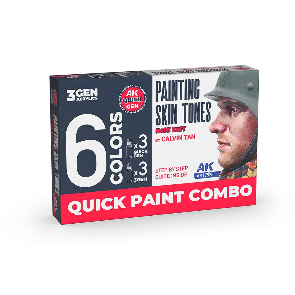 PREORDER AK Interactive - Quick Gen - Painting Skin Tones Set