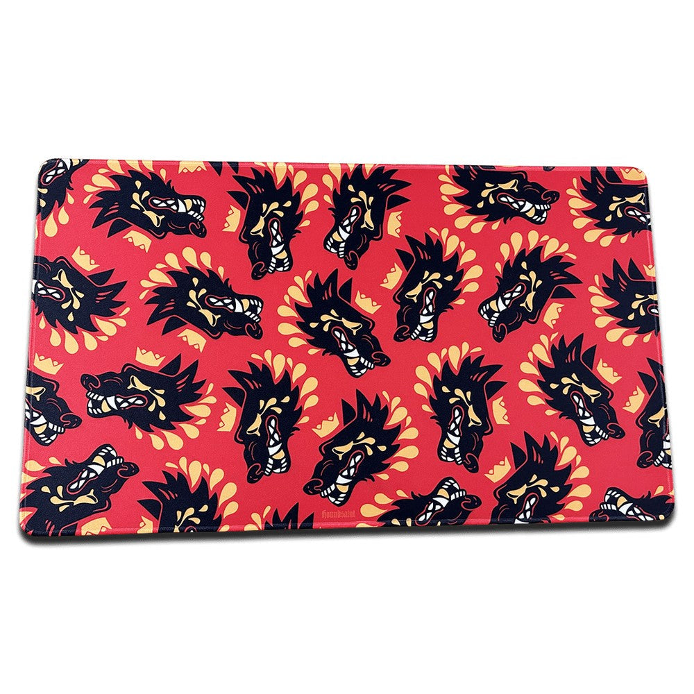PREORDER Chronicle - Crowned Wolf MtG Commander Stitched Edge Playmat