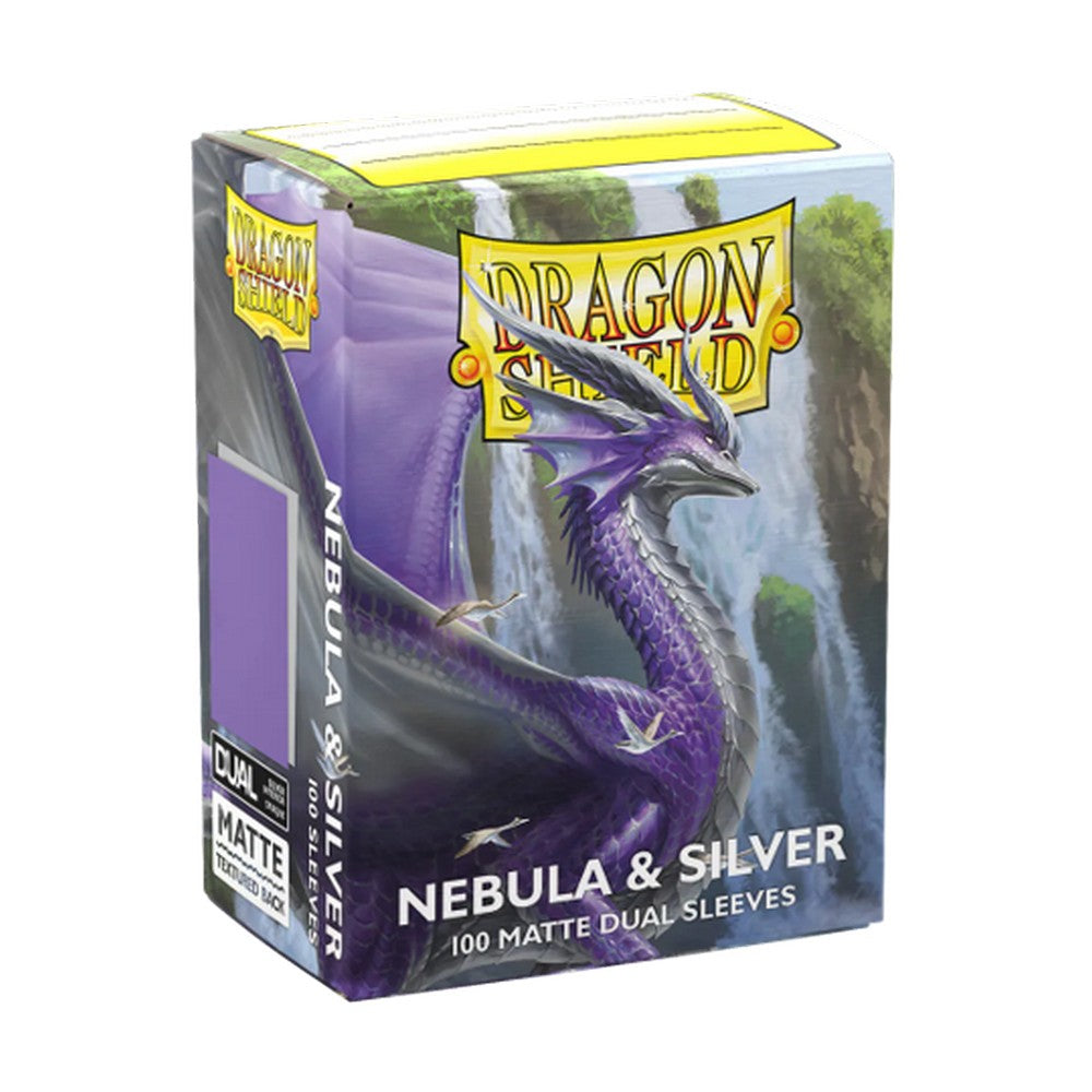 Dragon Shield: Sleeves  Matte Dual  Nebula & Silver