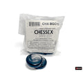 PREORDER CHX BGC15 15 of Opaque Black 30mm Backgammon Checkers in a bag