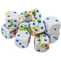 U2 CHX 24609 Brush Breezy/blue 16mm d6 Dice Block (12 dice)
