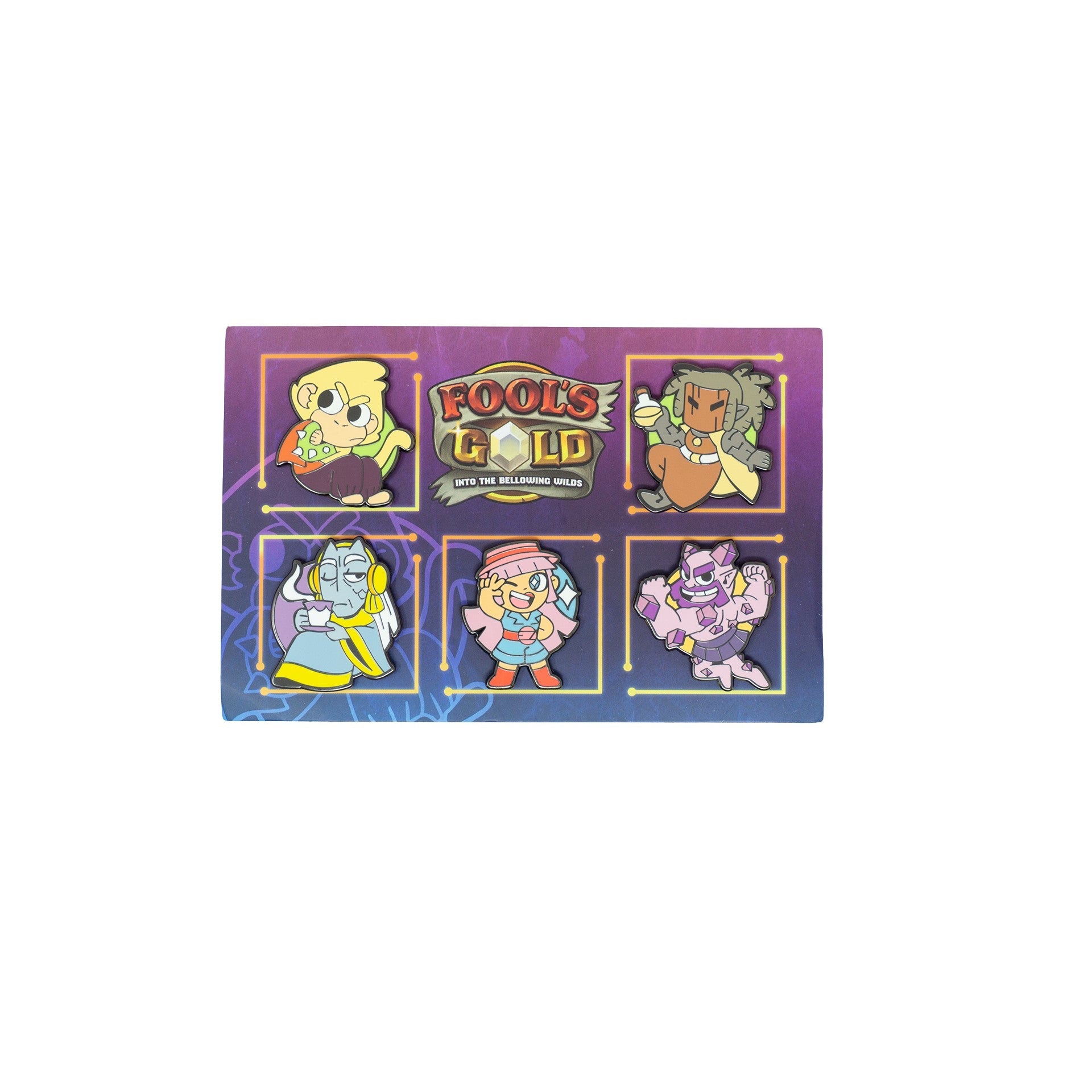 Fools Gold Pin Set A - Fools Gold Crew