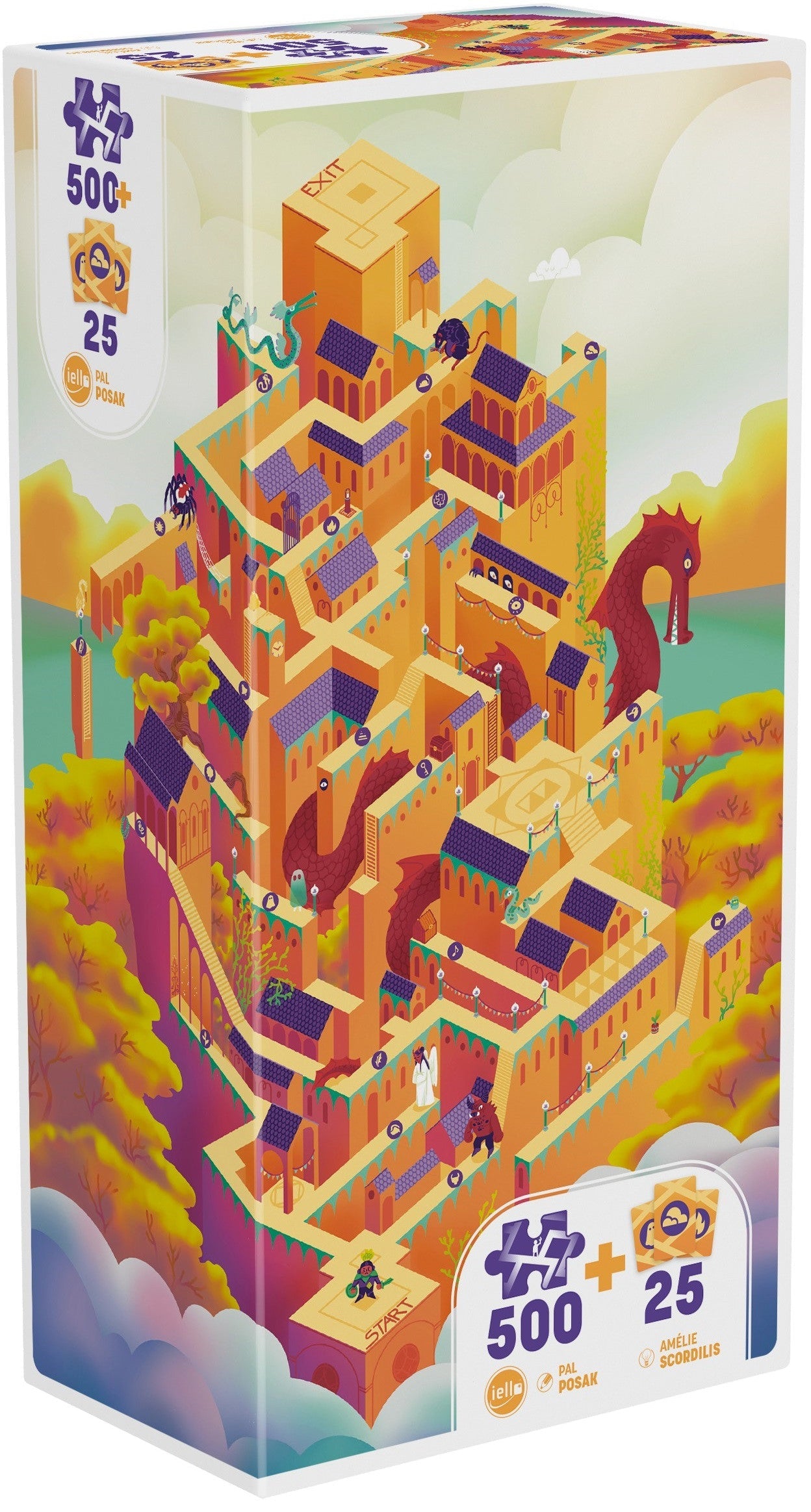 IELLO Puzzle Universe Play Donjon Chateau (#5) 500 pieces