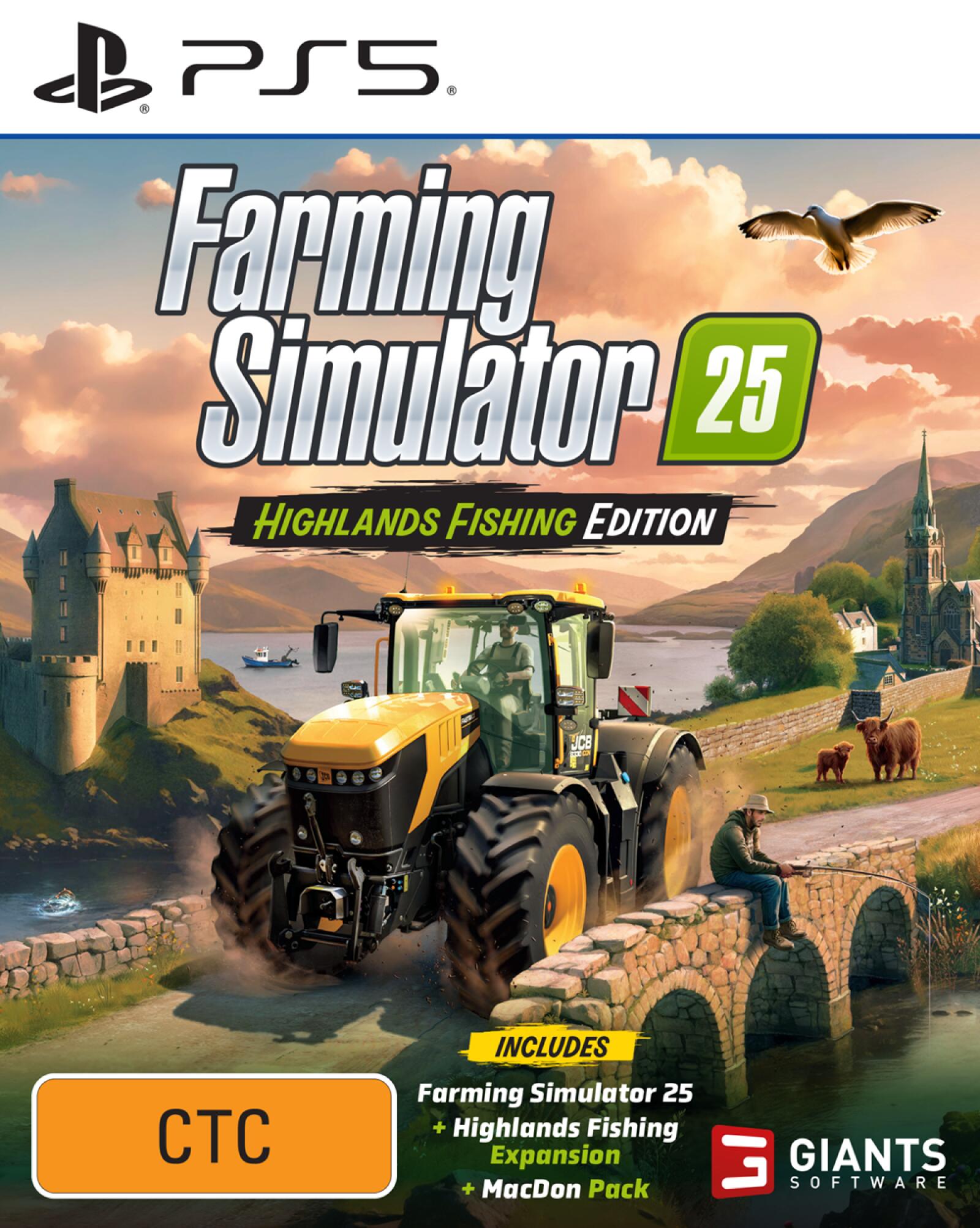 PREORDER PS5 Farming Simulator 25: Highlands Fishing Edition