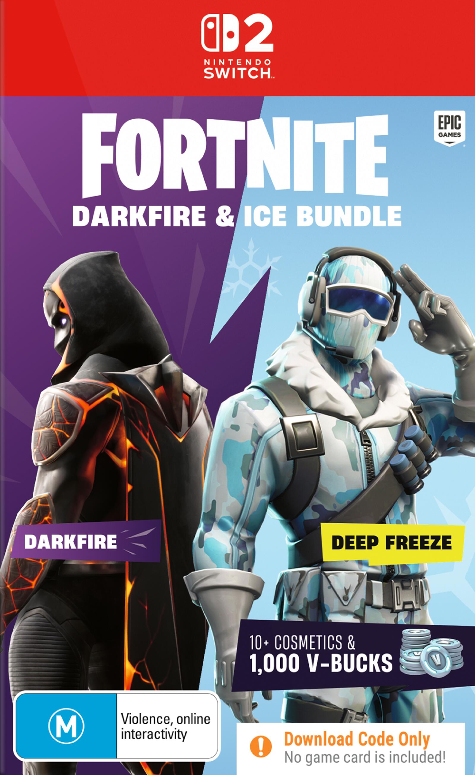 PREORDER SW2 Fortnite Darkfire & Ice Bundle