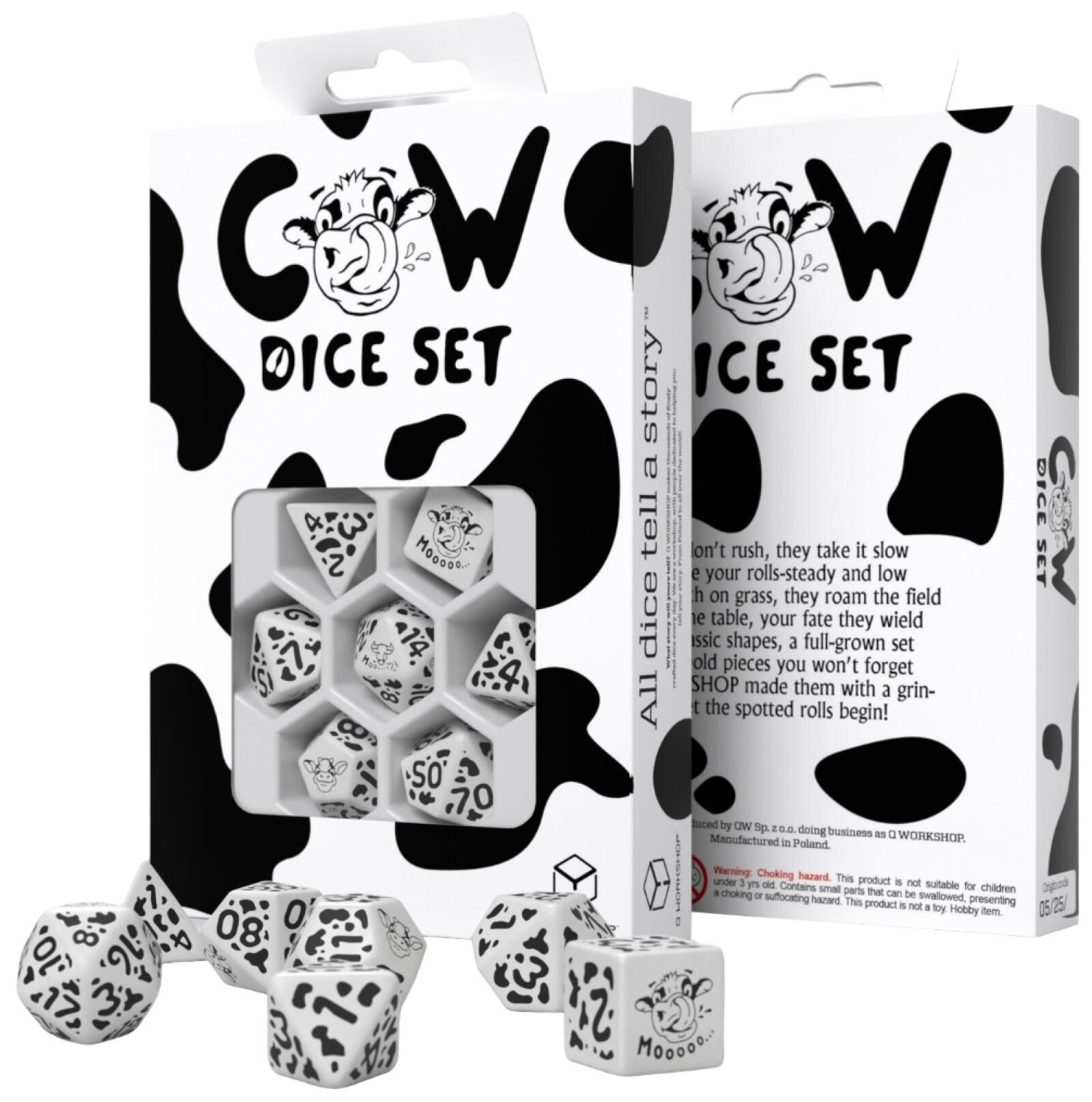 PREORDER Cow Dice Set MOOzilla