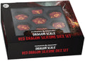 PREORDER MDG D&D Dragon Scale Silicone Dice Set - Red