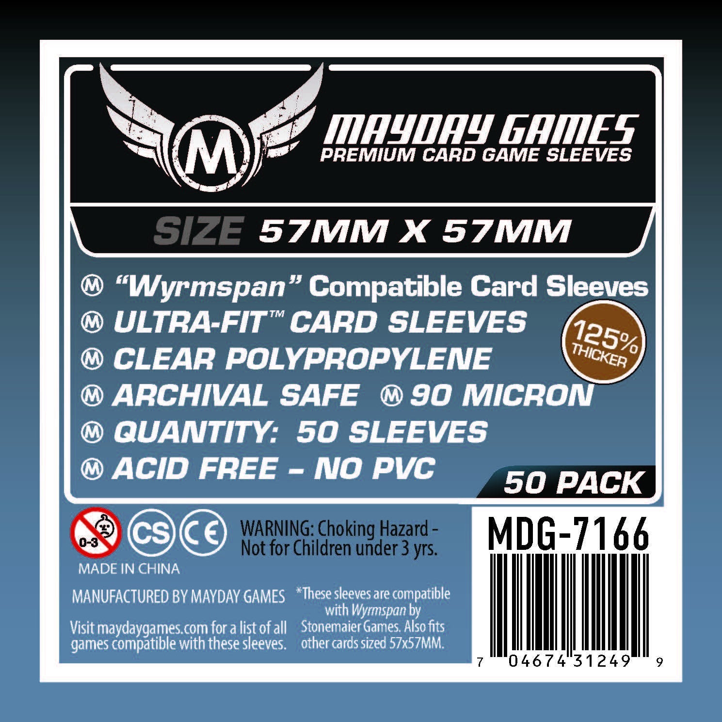 Mayday - Premium Wyrmspan Compatible Card Sleeves (57 x 57) (50/pack)