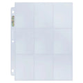 Ultra Pro: UP80796 9-Pocket Silver Series Page for Standard Size Cards - AMZ Bundle 25-count pack