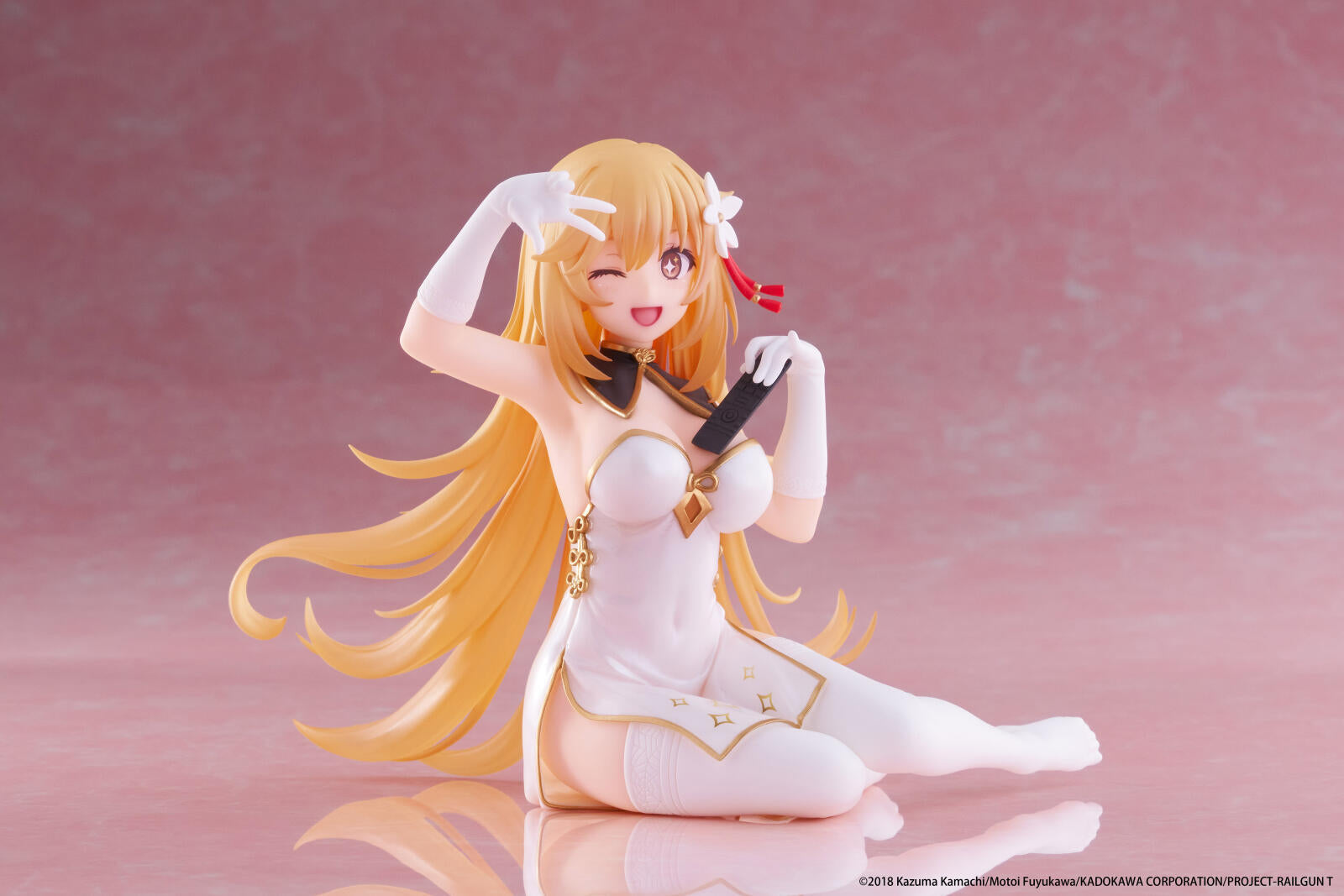 A Certain Scientific Railgun Desktop Cute Figure Misaki Shokuho (Chinese Dress Version)