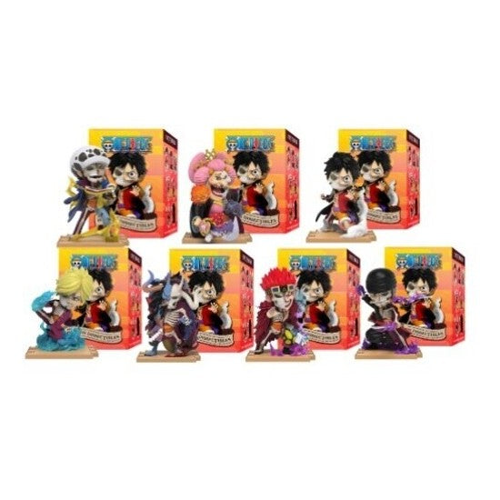 Mighty Jaxx: Freenys Hidden Dissectibles  One Piece (Wano Arc Edition) Display