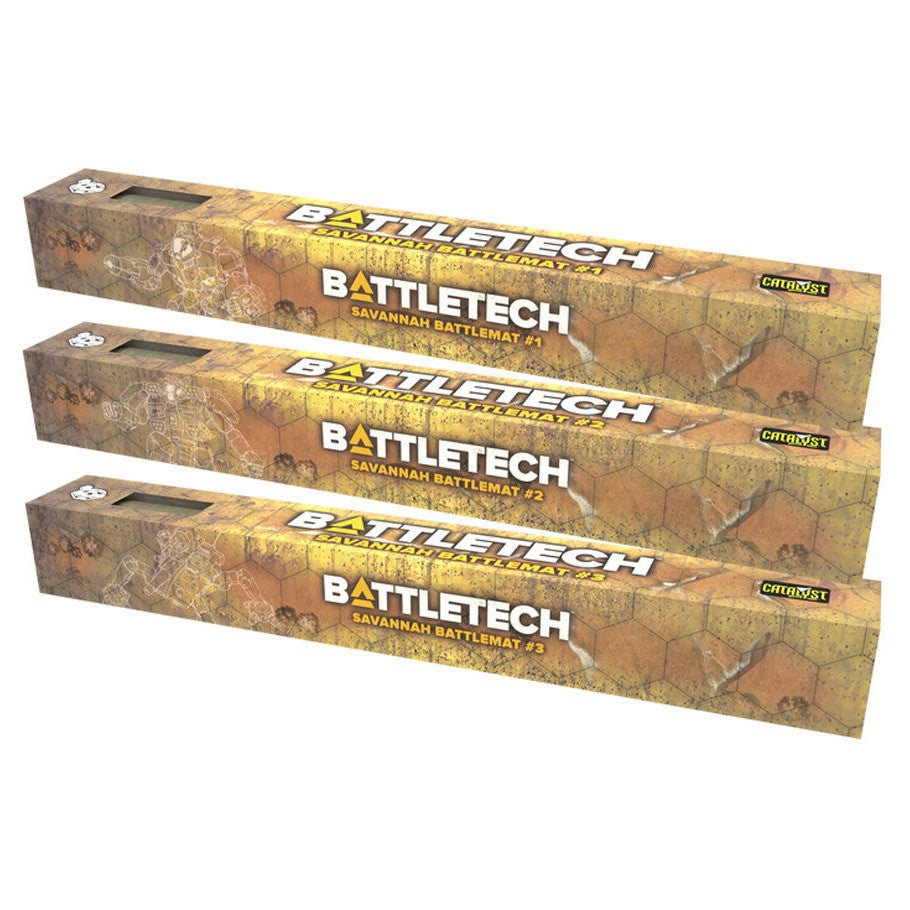 PREORDER [Discontinued]  BattleTech: Battletech Savannah BattleMat Bundle