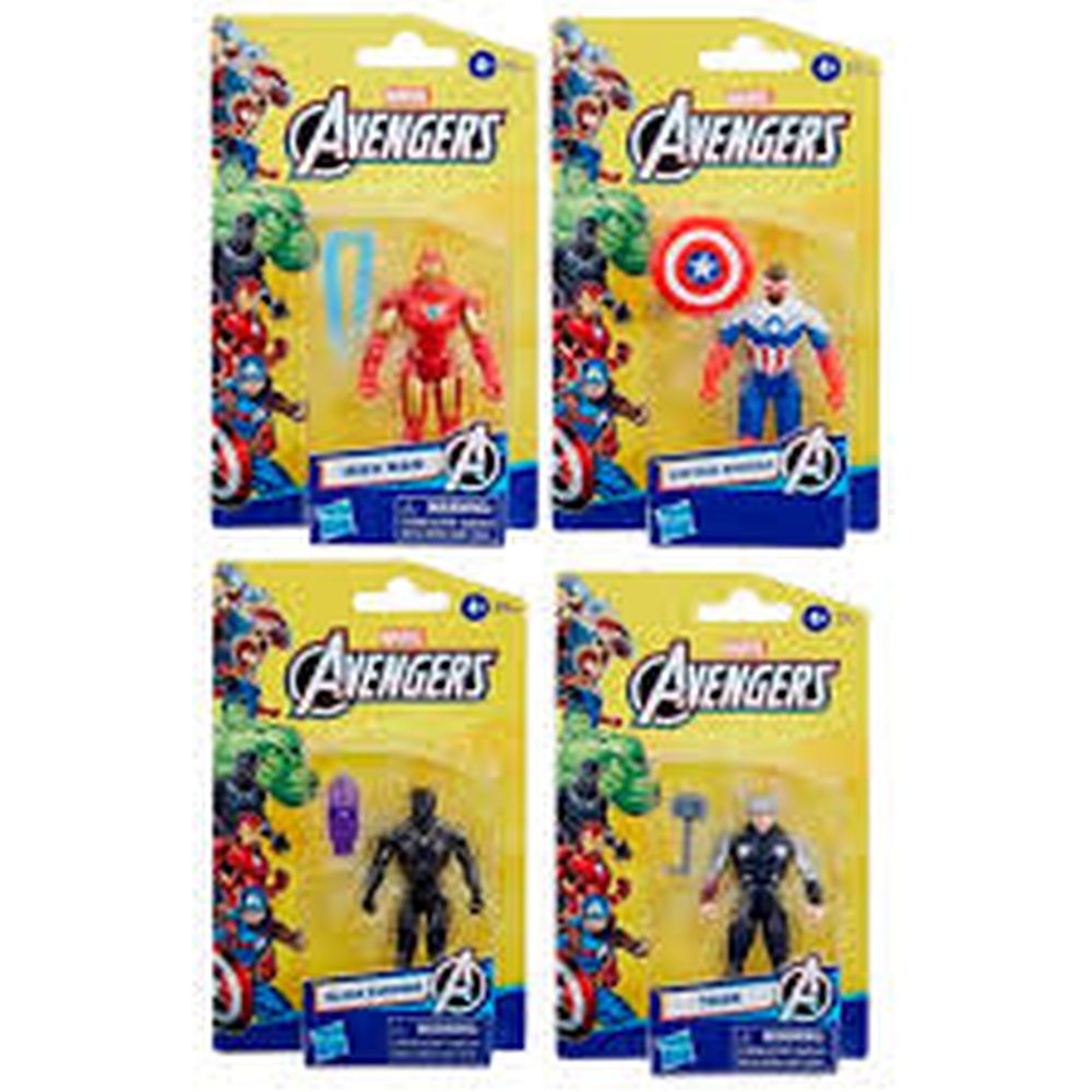 PREORDER Avengers - 4In Evergreen Figure Assortment (6)