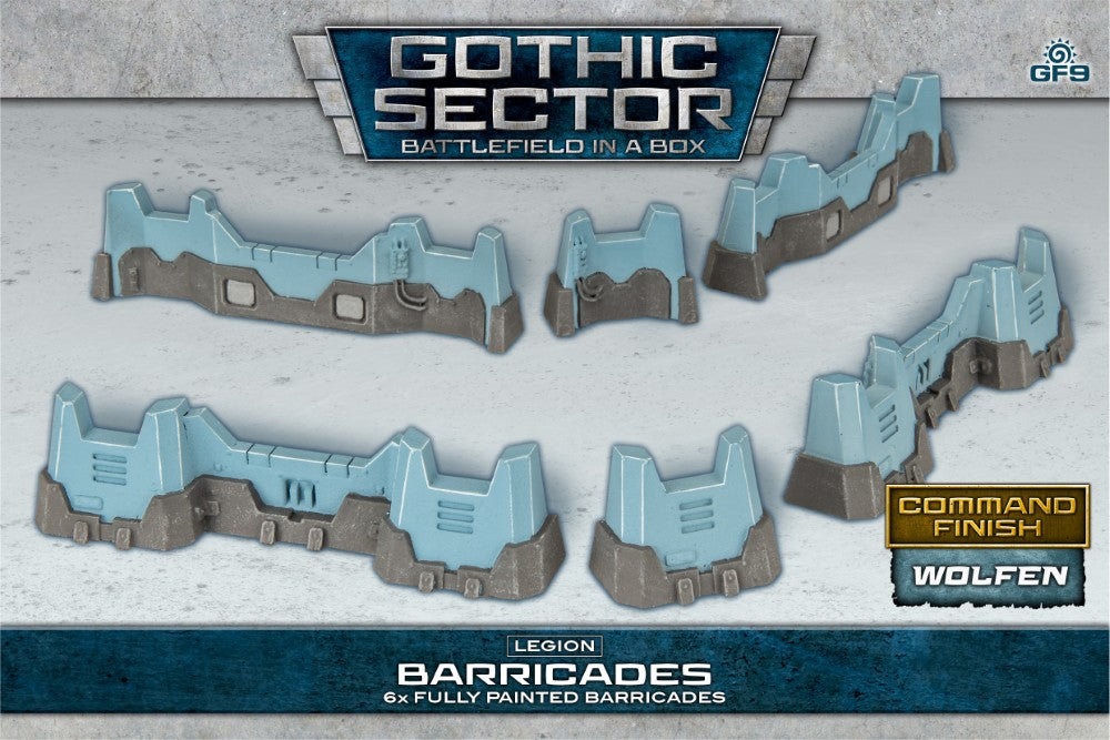 Battlefield in a Box: Gothic Sector  Legion: Defensive Walls  Alternate Paint Scheme