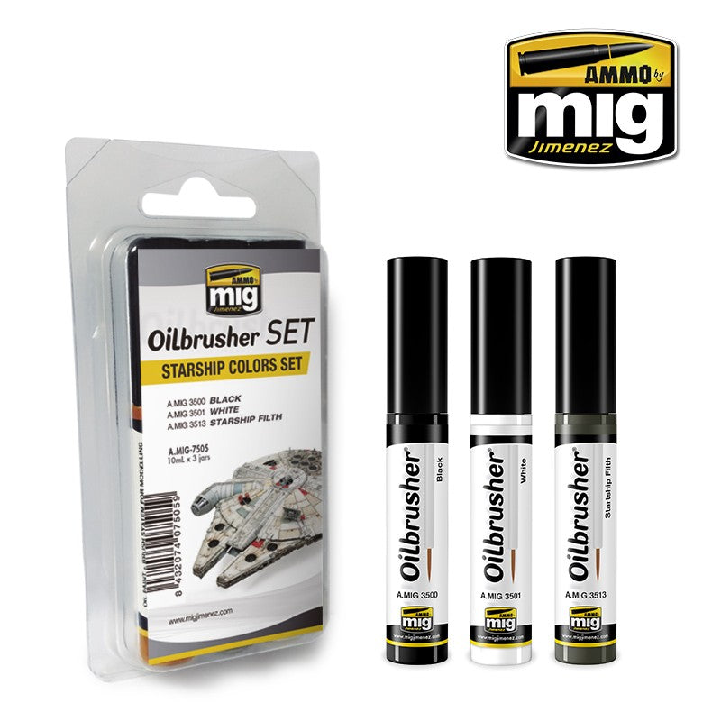 Ammo by MIG -  Oilbrushers - Starship Colors Set
